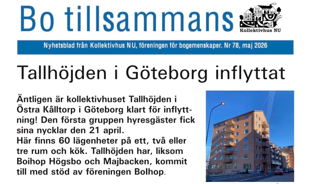 Bo tillsammans maj 2026